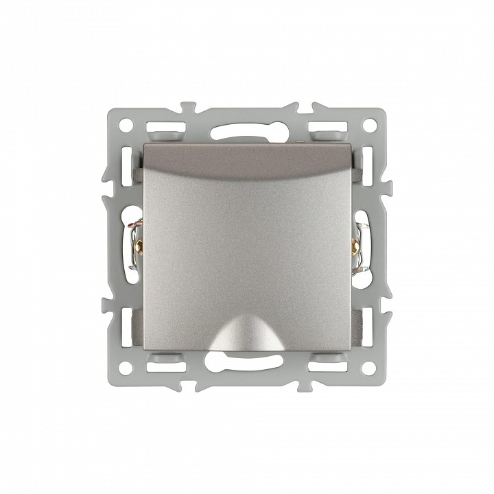 Розетка влагозащищенная с заземлением и со шторкой, без рамки с крышкой Arlight SCT 043747