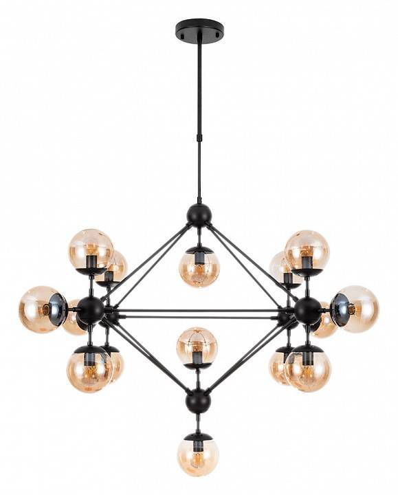 Люстра на штанге Arte Lamp Bolla 15 ламп A1664SP-15BK