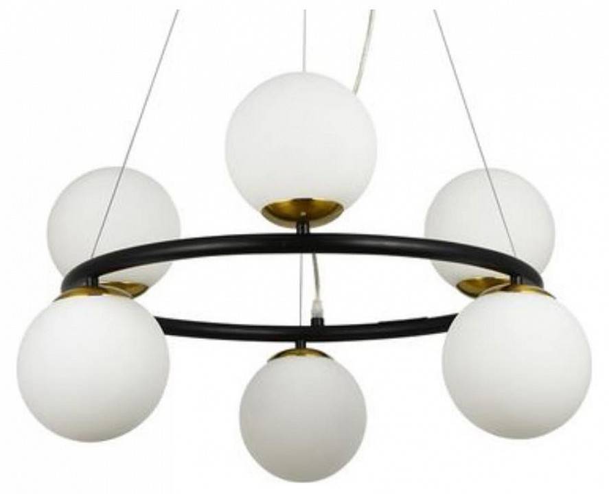 Подвесная люстра Arte Lamp Alcor 6 ламп A2224SP-6BK