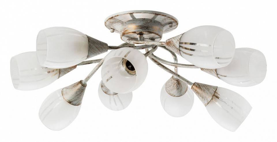 Потолочная люстра Arte Lamp Penny 9 ламп A2701PL-9WG