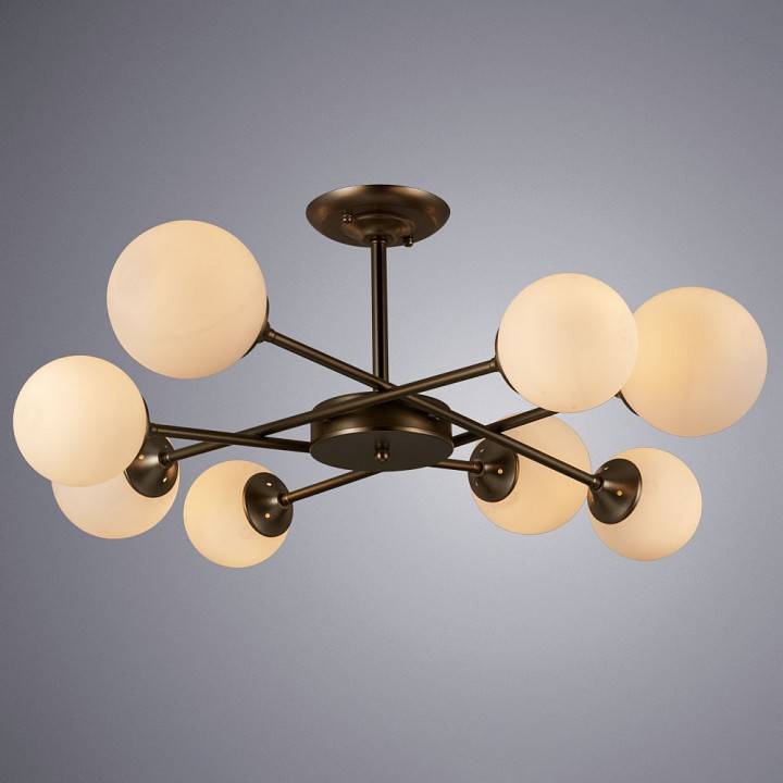 Люстра на штанге Arte Lamp Marco 8 ламп A2703PL-8SG