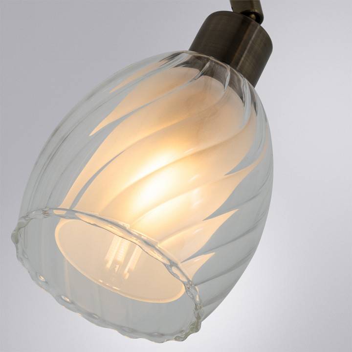 Спот Arte Lamp Biham 2 лампы античная бронза A3184PL-2AB