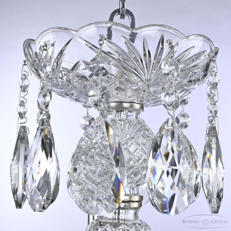 Подвесная люстра Bohemia Ivele Crystal 117 117/10+5/240 Ni
