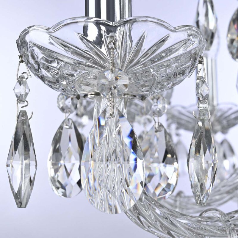 Подвесная люстра Bohemia Ivele Crystal 117 117/10+5/240 Ni