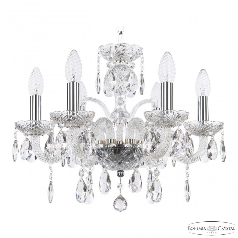 Подвесная люстра Bohemia Ivele Crystal 118 118/6/141 Ni