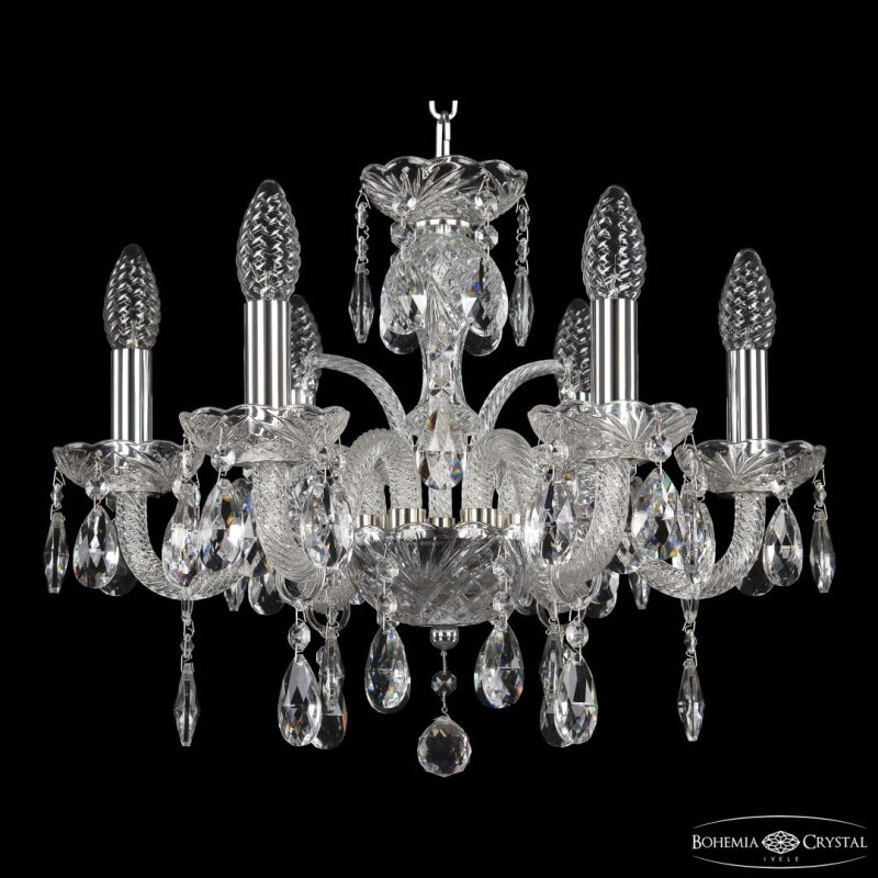 Подвесная люстра Bohemia Ivele Crystal 118 118/6/141 Ni