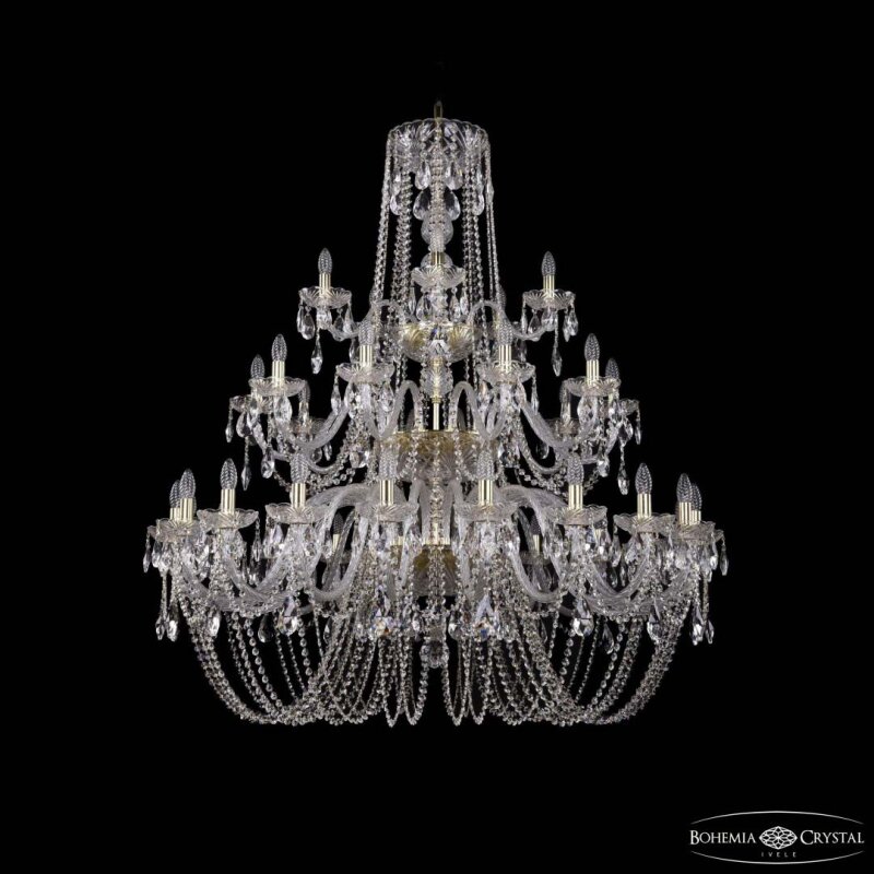Подвесная люстра Bohemia Ivele Crystal 1402 1402/20+10+5/460/3d G