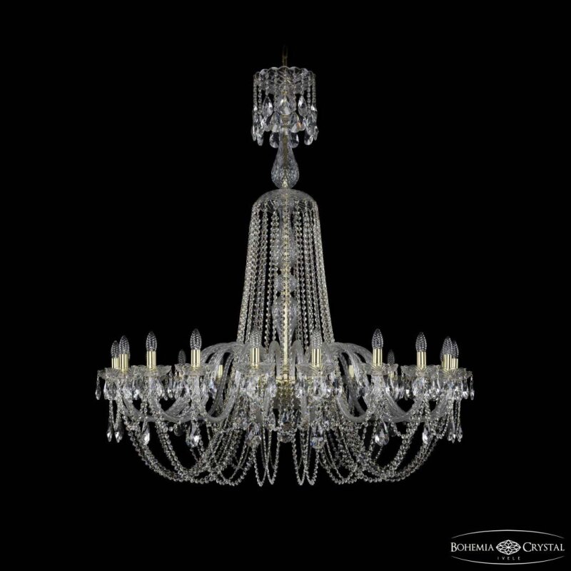 Подвесная люстра Bohemia Ivele Crystal 1402 1402/20/460/XL-146 G