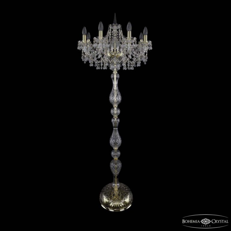 Торшер Bohemia Ivele Crystal 1410 1410T1/8/195-160 G V0300