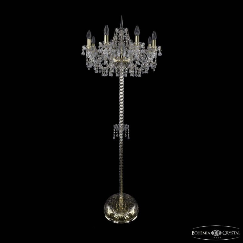 Торшер Bohemia Ivele Crystal 1410 1410T2/8/195-160 G V0300