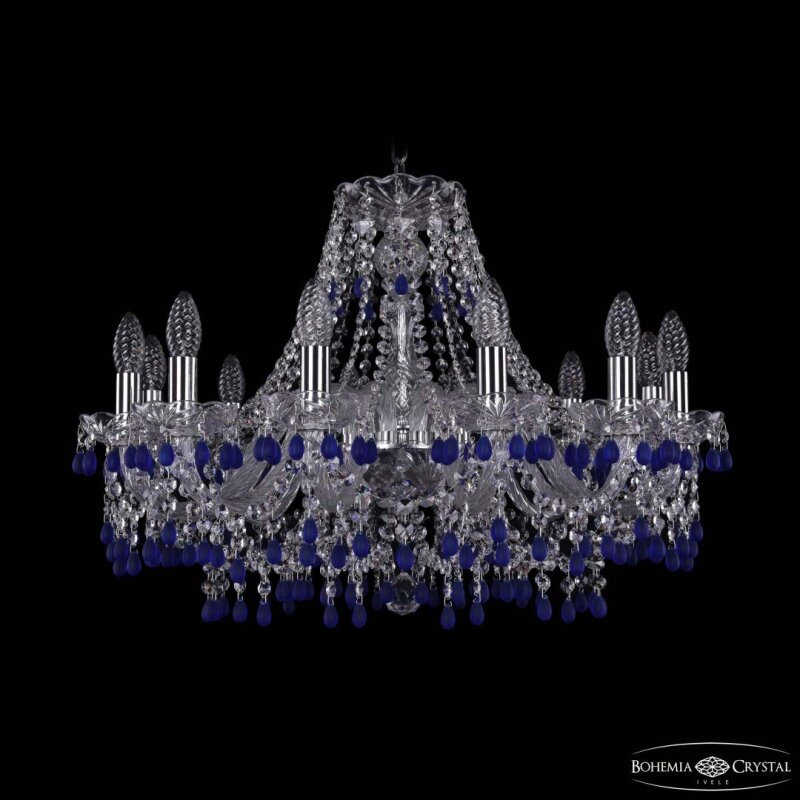 Подвесная люстра Bohemia Ivele Crystal 1410 1410/12/240 Ni V3001