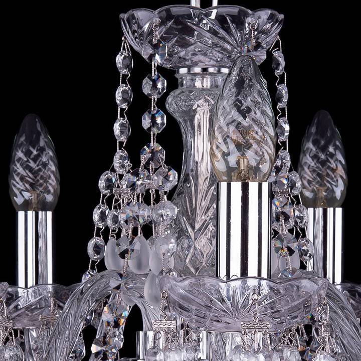 Подвесная люстра Bohemia Ivele Crystal 1410 1410/5/141/Ni/V0300