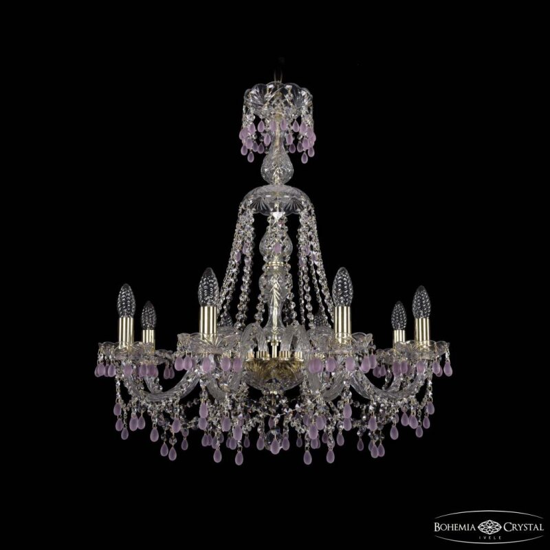 Подвесная люстра Bohemia Ivele Crystal 1410 1410/8/240/XL-74 G V7010