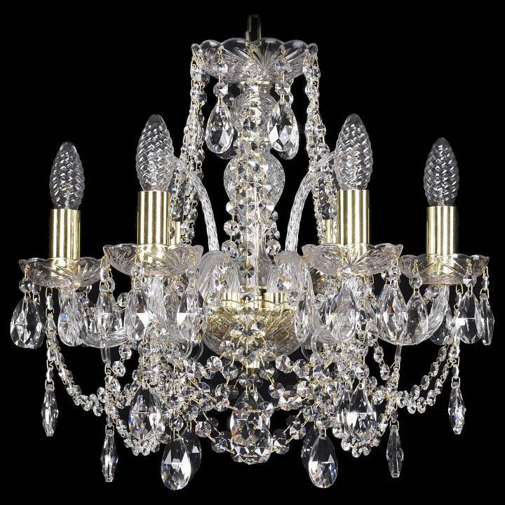 Подвесная люстра Bohemia Ivele Crystal 1411 1411/6/141/G