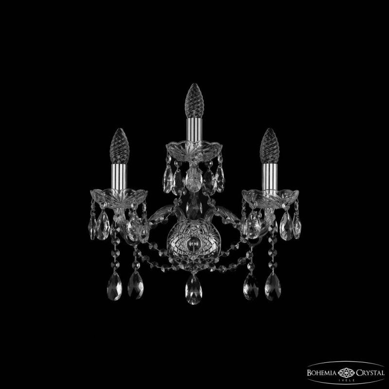 Бра Bohemia Ivele Crystal 1413 1413B/2+1/165 Ni