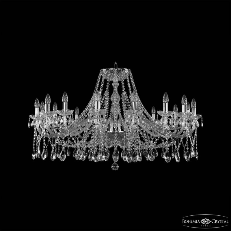 Подвесная люстра Bohemia Ivele Crystal 1413 1413/16/400 Ni