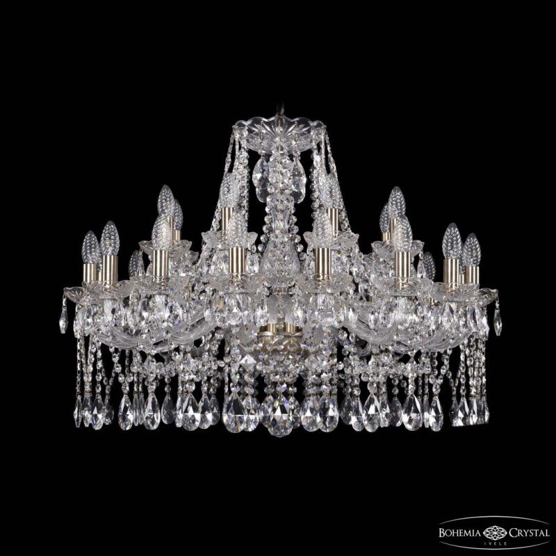 Подвесная люстра Bohemia Ivele Crystal 1413 1413/16+8/300 Pa