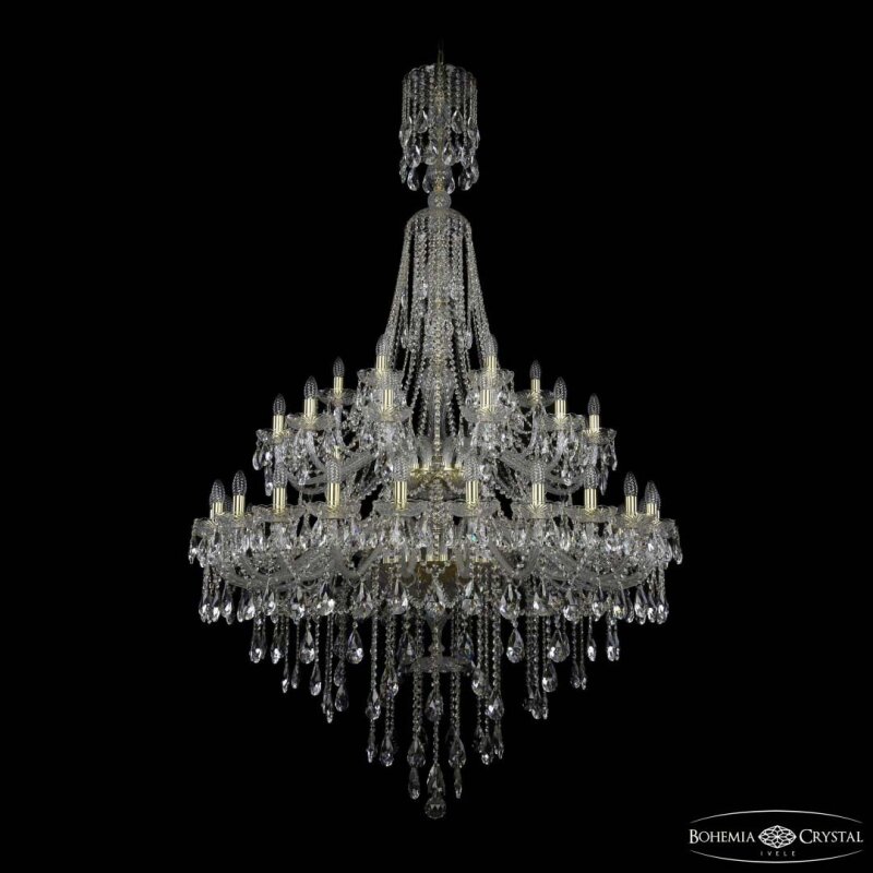 Подвесная люстра Bohemia Ivele Crystal 1415 1415/24+12+6/460/XL-213/2d G