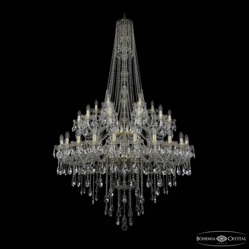 Подвесная люстра Bohemia Ivele Crystal 1415 1415/24+12+6/460/h-213/2d G