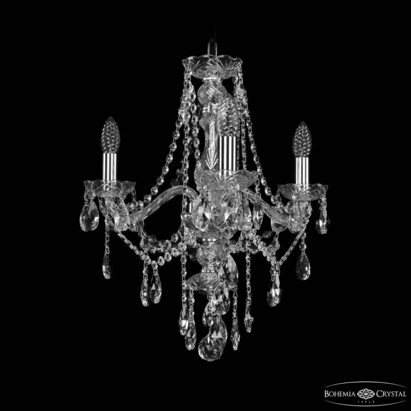 Подвесная люстра Bohemia Ivele Crystal 1415 1415/3/165 Ni