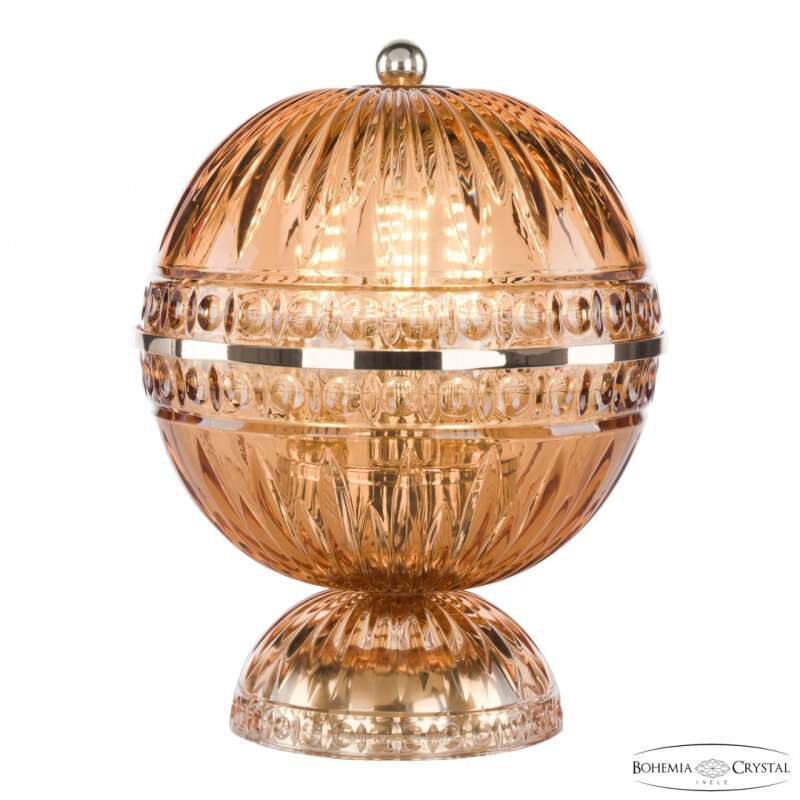 Подвесная люстра Bohemia Ivele Crystal 5480 5480L/17 G Amber/M-1G