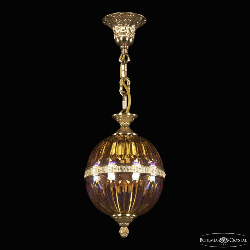 Подвесная люстра Bohemia Ivele Crystal 5680 5680/17 G Shampan/M-1H