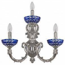 Бра Bohemia Ivele Crystal 7109 7109B16/2+1/210 Ni P Clear-Blue/H-1J