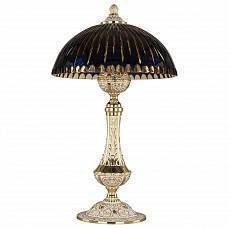 Настольная лампа Bohemia Ivele Crystal 7100 71100L/25 GW Amber-Blue/H-1K