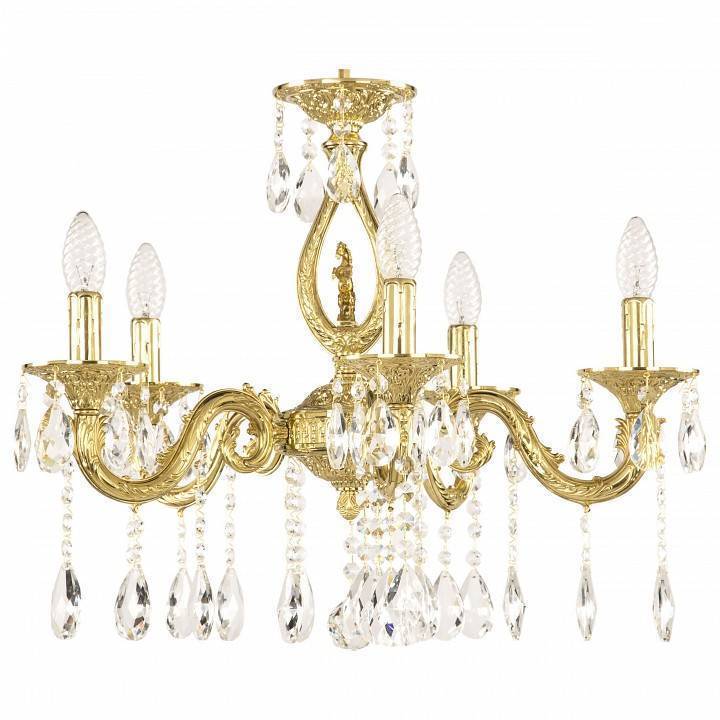 Подвесная люстра Bohemia Ivele Crystal 7101 71401/5/175 A G FH1S