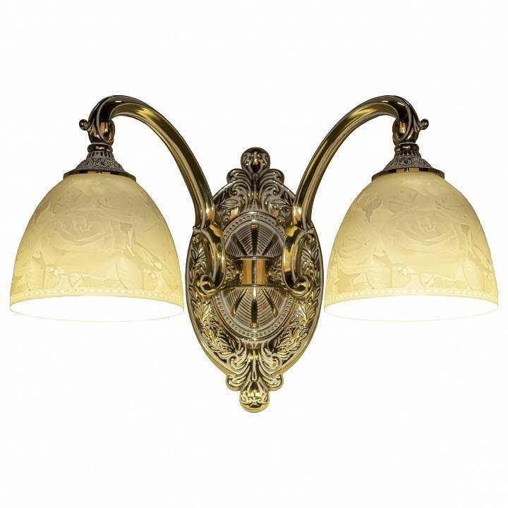 Бра Bohemia Ivele Crystal 7209 7209B10/2/175 GW P1 D Rose