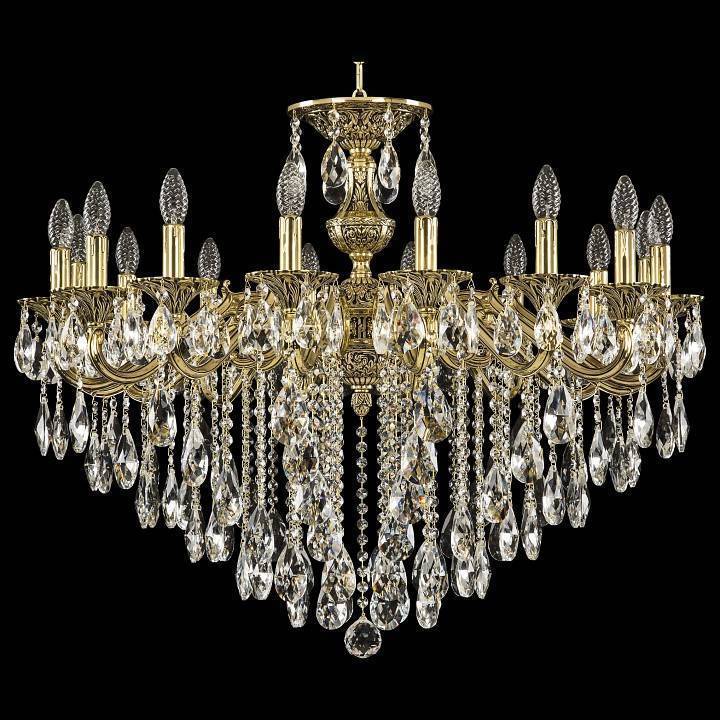 Подвесная люстра Bohemia Ivele Crystal 7202 72202/16/300 B GB