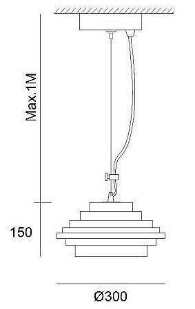 Подвесной светильник Deko-Light Esmeralda 1xE27 черный 341058