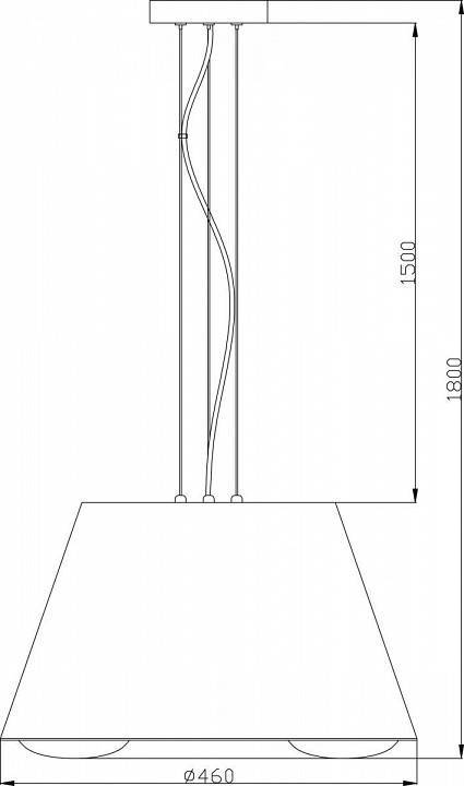 Подвесной светильник Deko-Light Misteria 1xE27 черный 342009