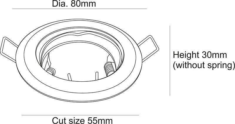 Встраиваемый светильник Deko-Light Pavo 1 Вт 3000K IP67 442052