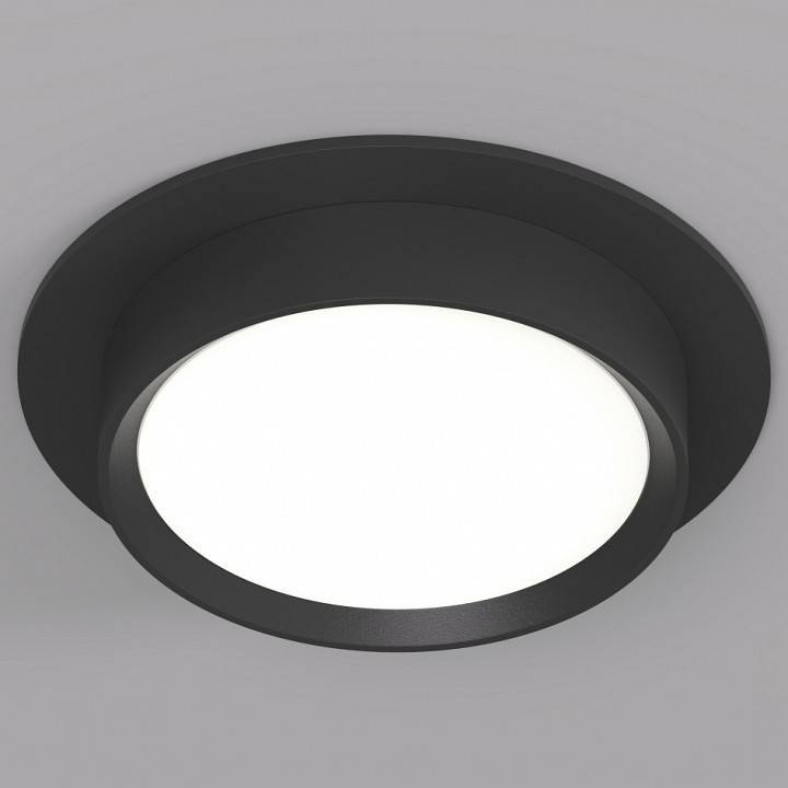 Встраиваемый светильник Denkirs FLAT DK2090-BK