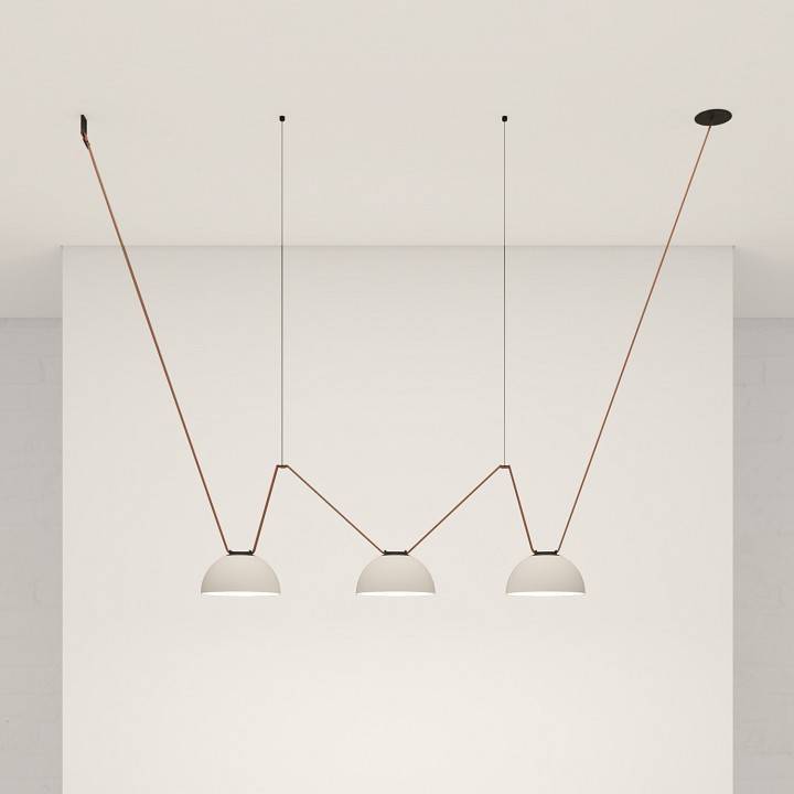 Комплект трековой системы Denkirs Belty SET коричневый DK55SET01-04-BR