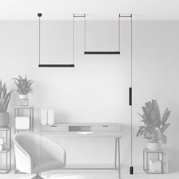 Комплект трековой системы Denkirs Belty SET DK55SET18-01-BR