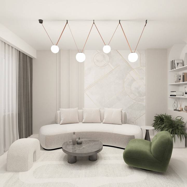 Комплект трековой системы Denkirs Belty SET DK55SET20-01-BR