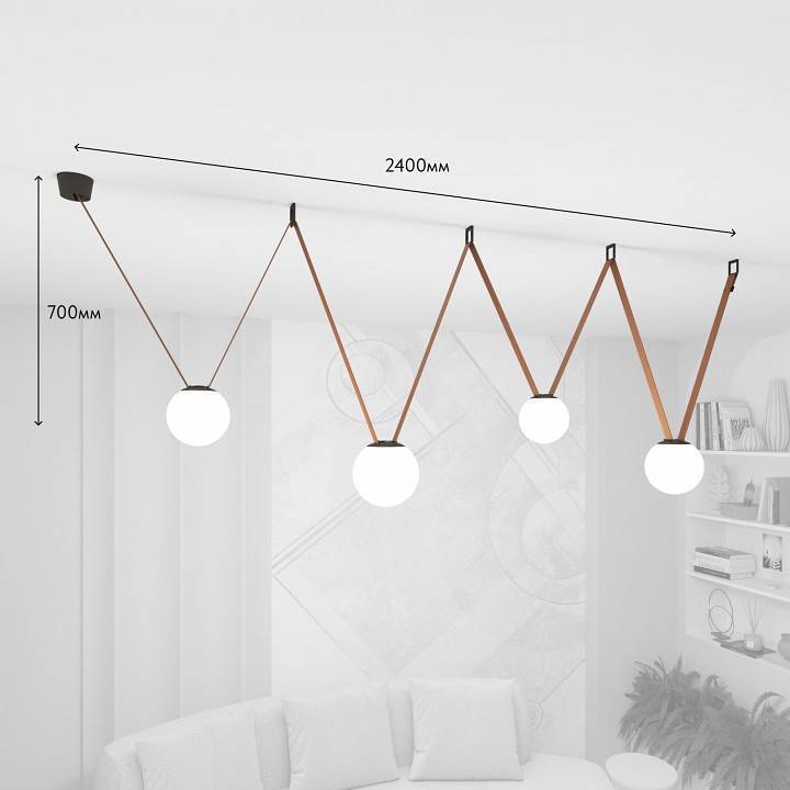 Комплект трековой системы Denkirs Belty SET DK55SET20-01-BR