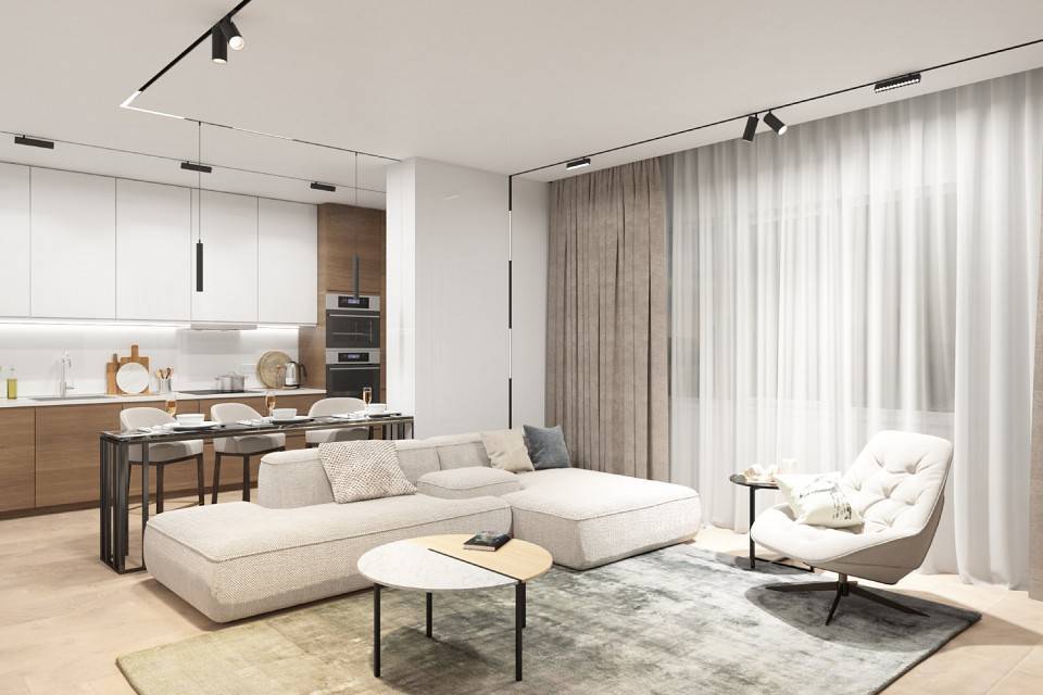 Светильник на штанге Denkirs Smart DK8012-BK