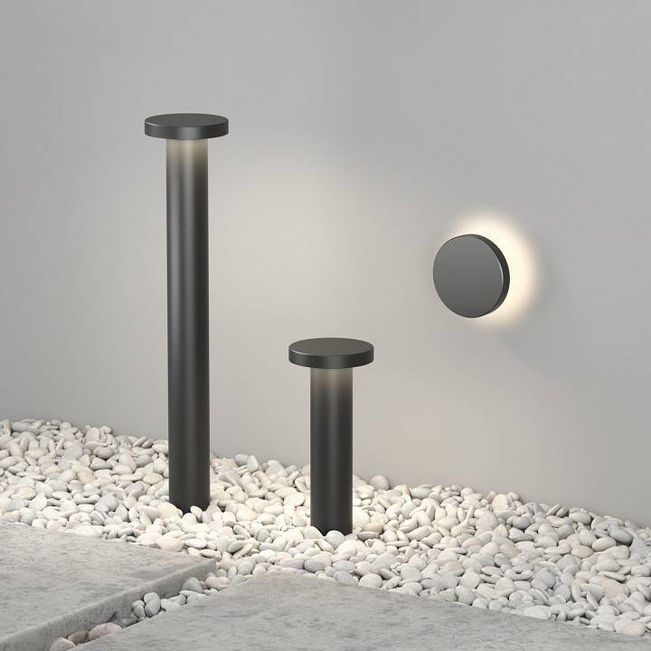 Наземный низкий светильник Denkirs Dramen DK9708-BK