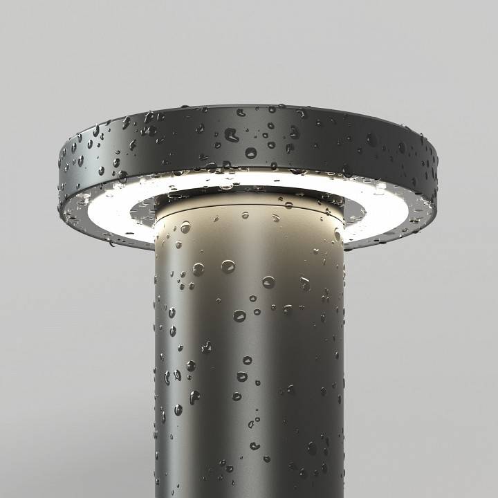 Наземный низкий светильник Denkirs Dramen DK9708-BK