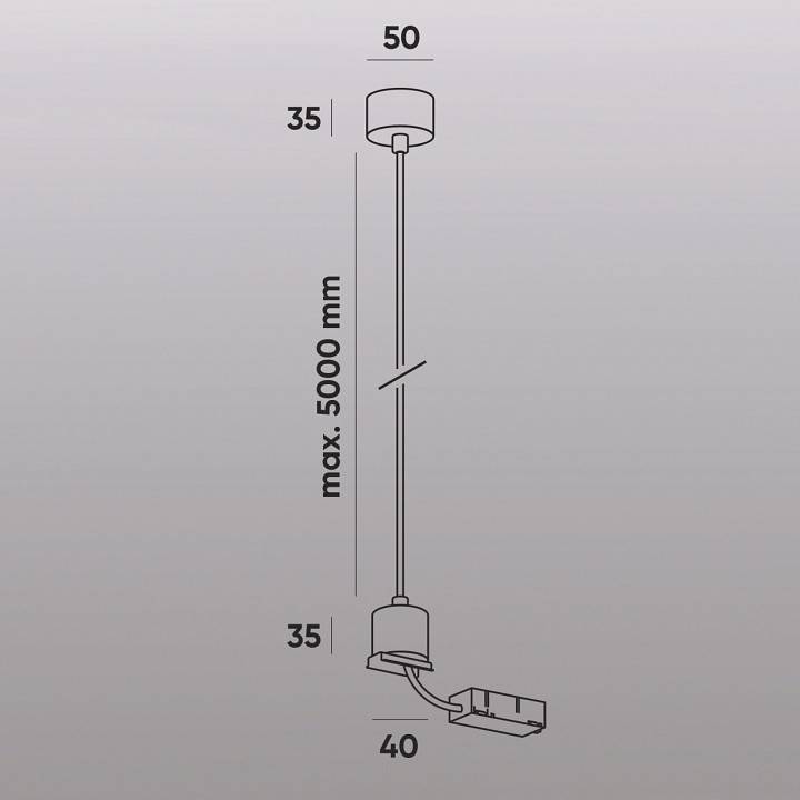 Токопровод концевой Denkirs SMART Base TR2124-BK