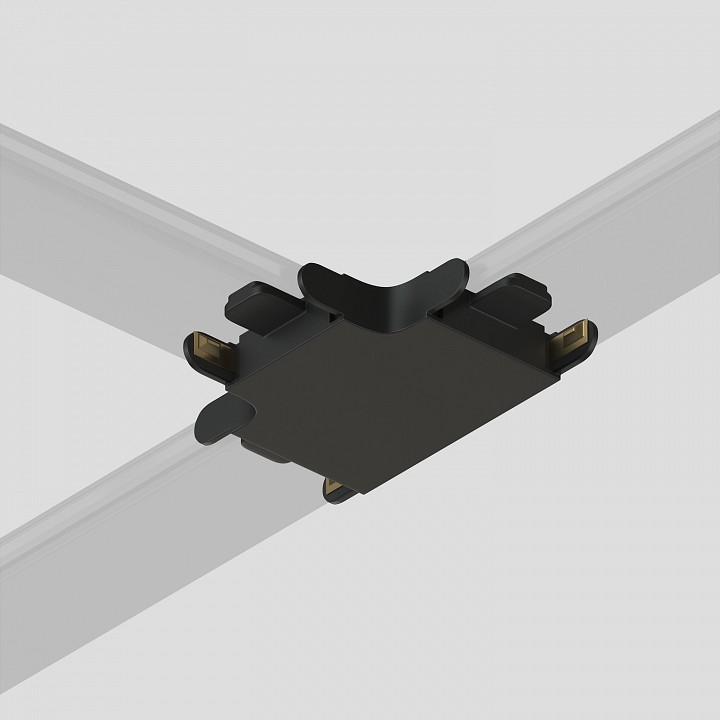 Соединитель T-образный для треков накладных Denkirs AIR BASE TR5233-BK