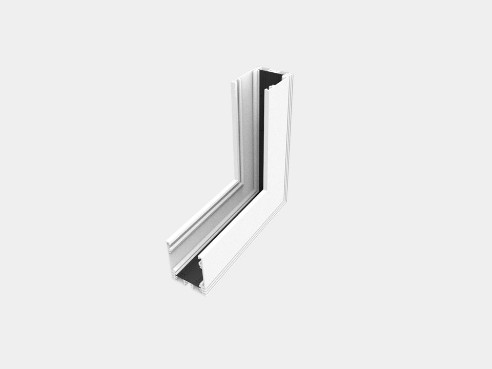 Соединитель угловой внешний для треков накладных SWG PRO SY 00-00009144