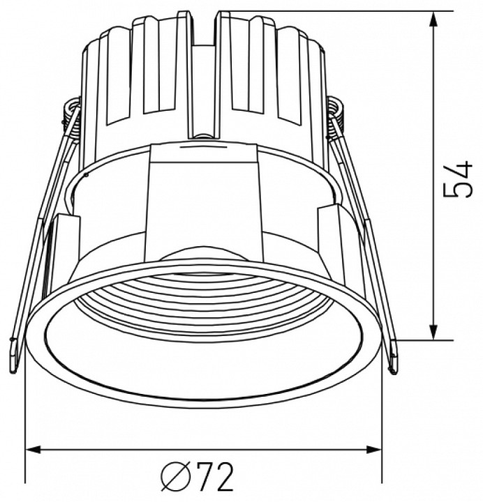 Встраиваемый светильник DesignLed DL-RE DL-RE1202-WH-NW