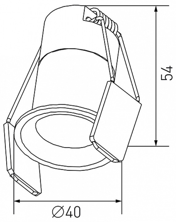 Встраиваемый светильник DesignLed HIDDEN 00-00023064
