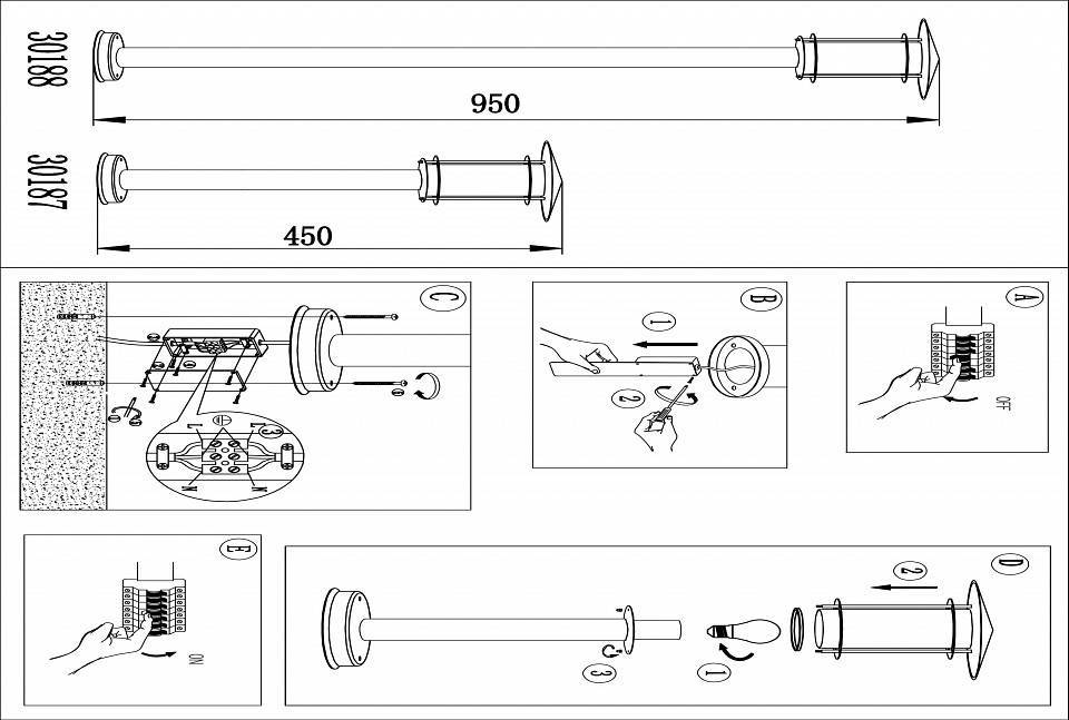 Наземный низкий светильник Eglo Lisio 30187