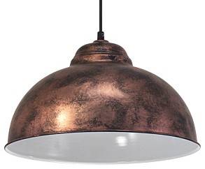 Подвесной светильник Eglo Truro 2 1хE27 Ø210 мм античное серебро 49248