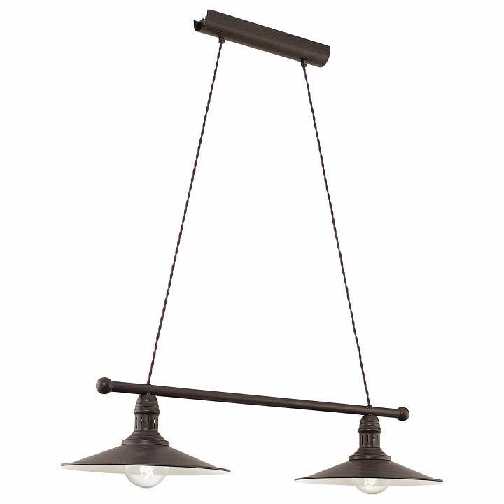 Подвесной светильник Eglo Stockbury 1хE27 Ø350 мм античная бронза 49457